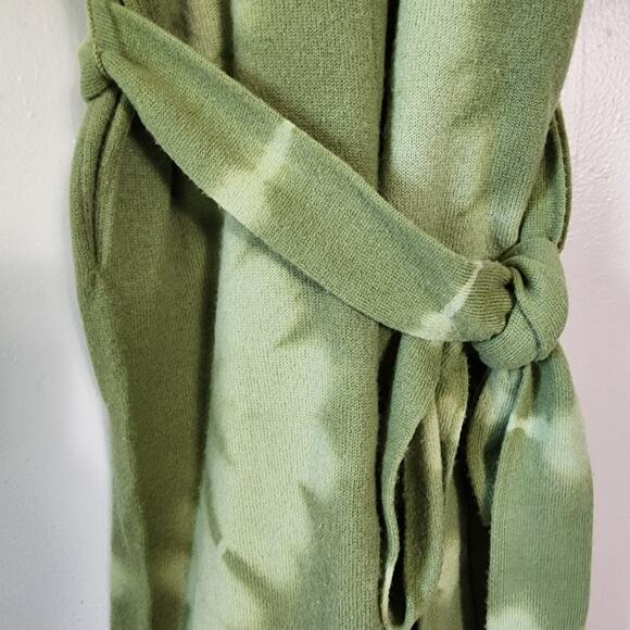 LoveShackFancy Nala Tie Dye Cashmere Blend Overalls Tie Strap Belted Jumpsuit Xs - Picture 7 of 12